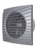SILENT 5C Dark gray metal Вентилятор накладной SILENT D125 обратный клапан Dark gray metal DICITI