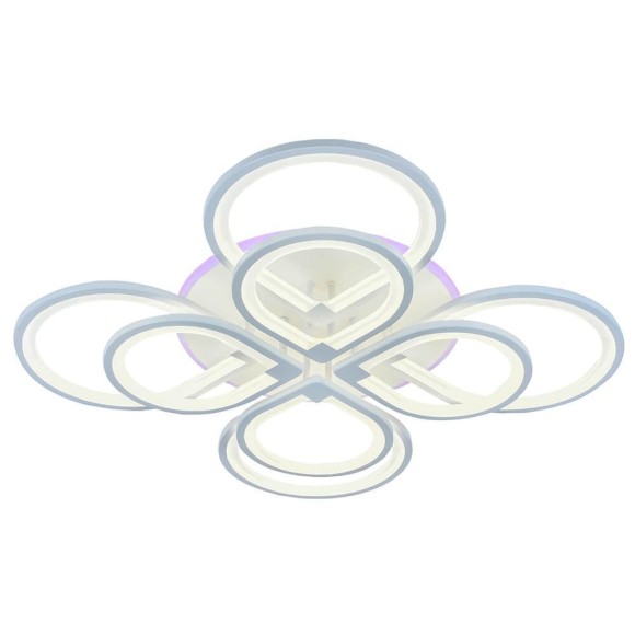 Потолочная светодиодная люстра Profit Light 8000/4+4 WHT
