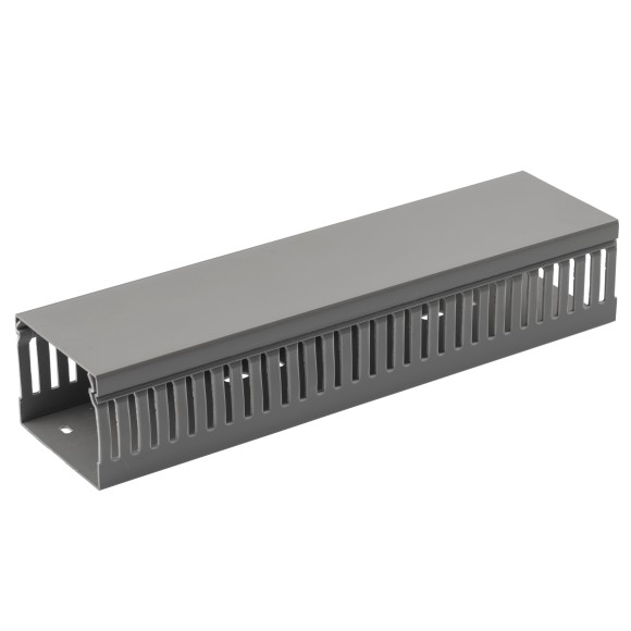 Б0050776 Кабель-канал ЭРА KK-60-40-PERF перфорированный серый 60х40мм 24м
