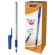 Ручка шариковая с грипом BIC "Round Stic Exact", СИНЯЯ, корпус серый, узел 0,7 мм, линия письма 0,28 мм, 918543