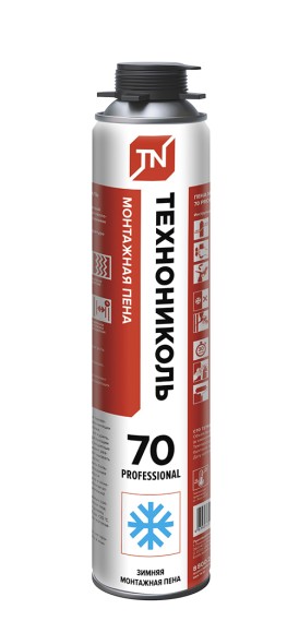528373 Пена монтажная Технониколь 528373 70 PROFESSIONAL зимняя