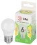 LED P45-6W-830-E27 GL Лампочка светодиодная ЭРА GREEN LINE LED P45-6W-830-E27 GL E27 6 Вт шар теплый свет