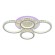 Потолочная светодиодная люстра Profit Light 18052/4 WHT
