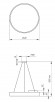 Светильник светодиодный Geometria ЭРА Ring SPO-131-B-40K-045 45Вт 4000К 4000Лм IP40 600*600*80 черный подвесной