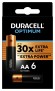Б0056022 Батарейки Duracell 5014065 АА алкалиновые 1,5v 6 шт. LR6-6BL Optimum (6/96/14400)