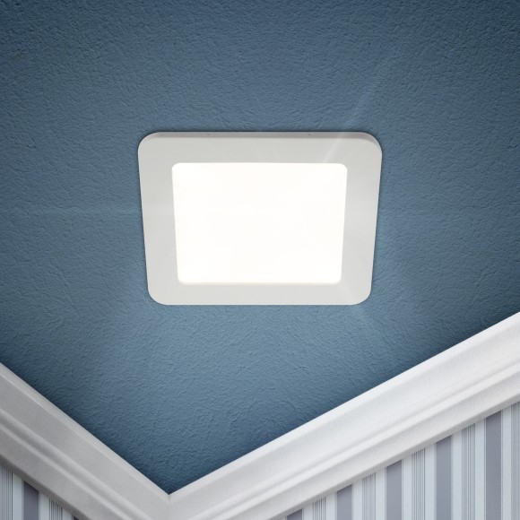 Б0058404 Светильник светодиодный встраиваемый ЭРА LED 2-16-4K квадратный 16Вт 4000К