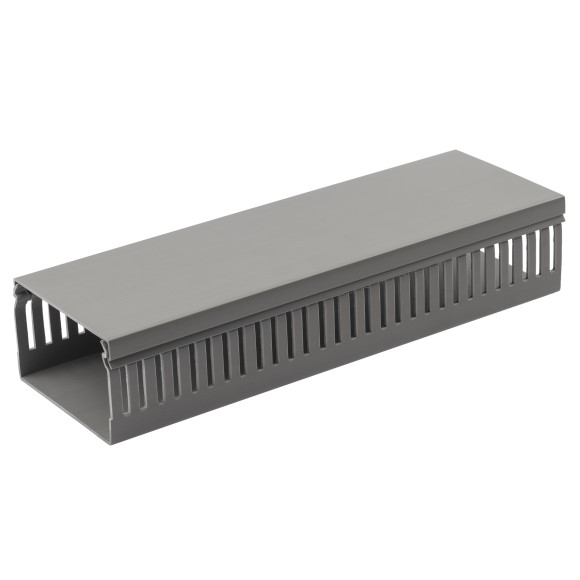 Б0050778 Кабель-канал ЭРА KK-80-60-PERF перфорированный серый 80х60мм 16м