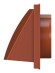 Выход стенной КФВ фланец D100 обратный клапан 150x150 ASA Terracotta ERA