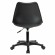 Кресло стул BRABIX "Eames MG-310 PL", пластик черный, экокожа черная, 532927