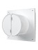 SILENT 5C Matt white Вентилятор накладной SILENT D125 обратный клапан Matt white DICITI