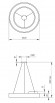 Светильник светодиодный Geometria ЭРА Ring SPO-133-W-40K-045 45Вт 4000К 3200Лм IP40 600*600*80 белый подвесной