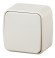 Б0036115 3-101-02 Intro Выключатель, 10А-250В, IP20, ОУ, Polo, сл.кость (18/360/4320)