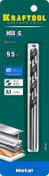 KRAFTOOL HSS-G, 9.5 х 125 мм, сталь P6M5, сверло по металлу (29651-9.5)
