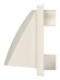 Выход стенной КФВ фланец D125 обратный клапан 150х150 ASA Ivory ERA