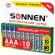 Батарейки КОМПЛЕКТ 10 шт., SONNEN Super Alkaline, AAA (LR03, 24А), алкалиновые, мизинчиковые, короб, 454232