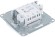Выключатель двухклавишный, проходной (вкл/выкл с 2-х мест) Schneider Electric Glossa белый GSL000165